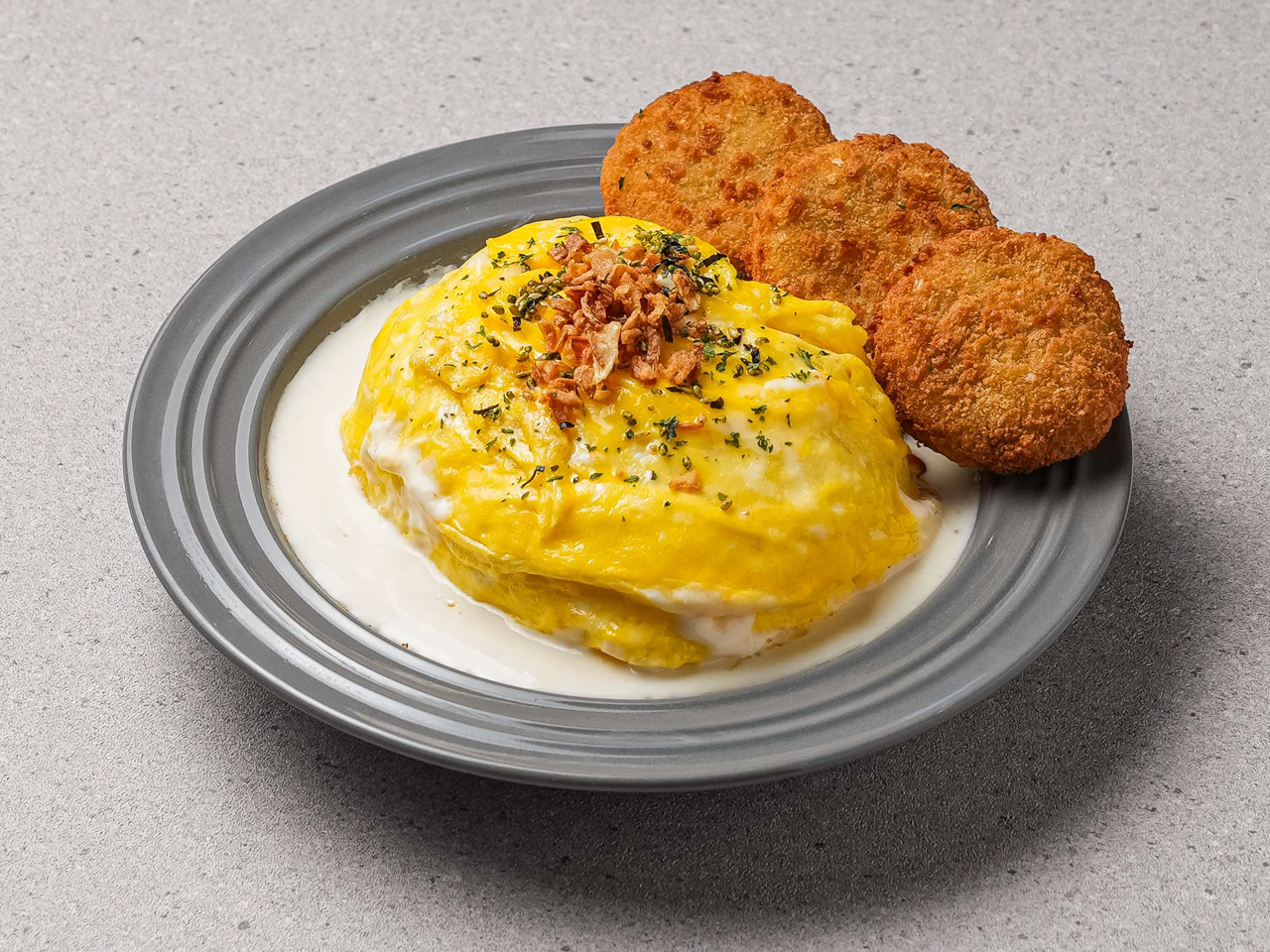 트위스트에그 고로케 매콤크림 오믈렛